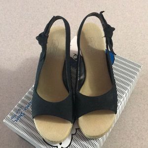 Oh Deer wedge shoes.